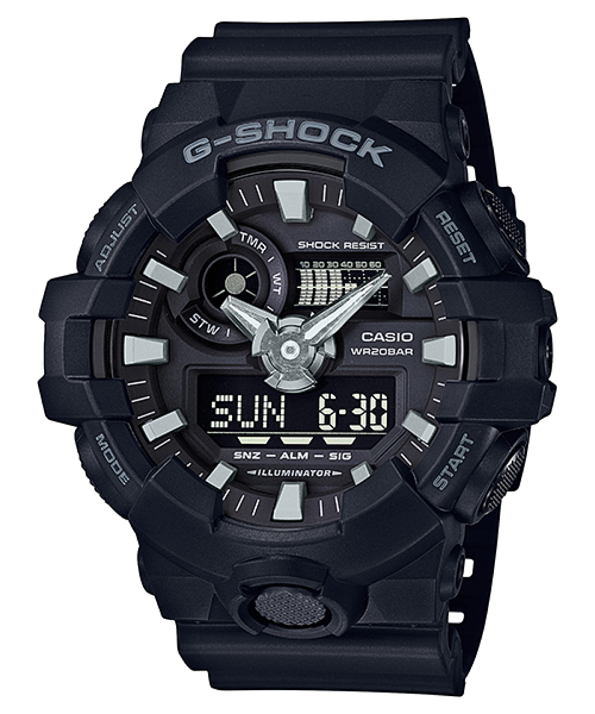 GA-700-1BCR Black Analog Digital Watch - G-SHOCK