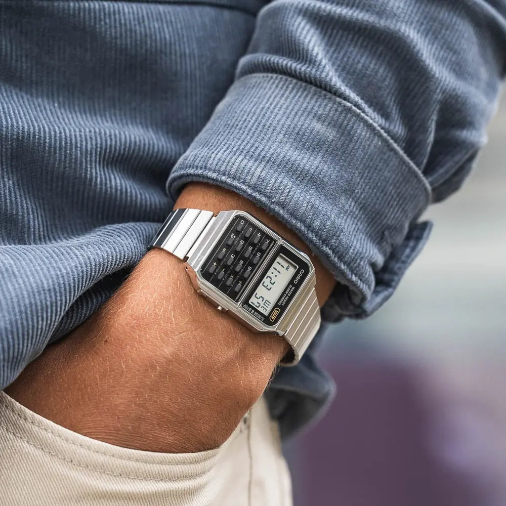 Casio Core Men CA-500WE-1A (Calculator Watch – Metal)