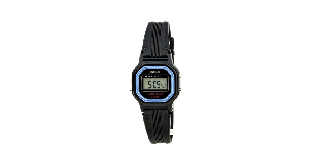 LA-11WB-1WCB Vintage Black Digital Watch
