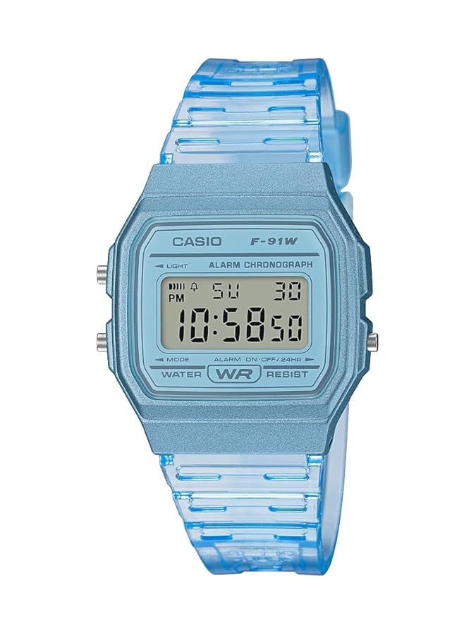 F-91WS-2CF Blue Translucent Digital Watch