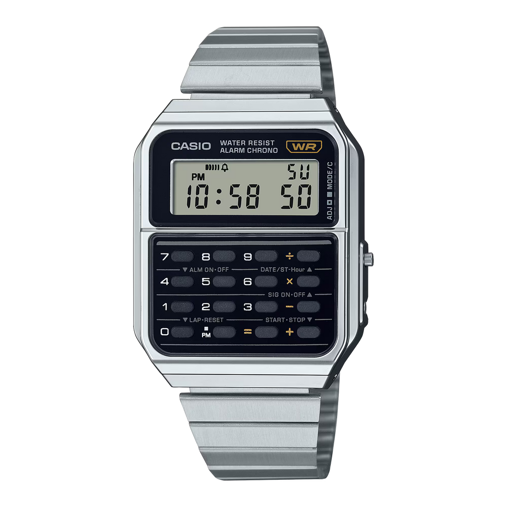 Casio Core Men CA-500WE-1A (Calculator Watch – Metal)