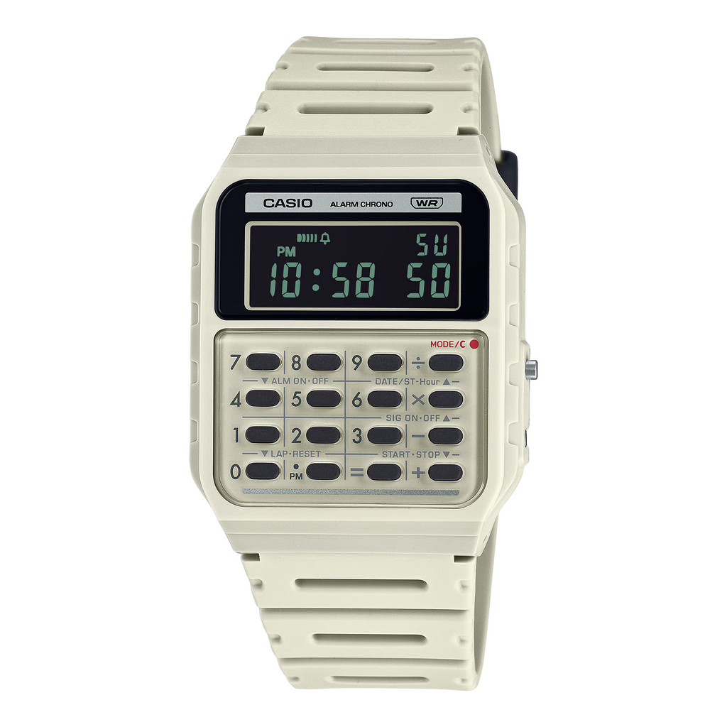 Casio CA-53WB-8B (Ivory / “Pop” Calculator Watch)