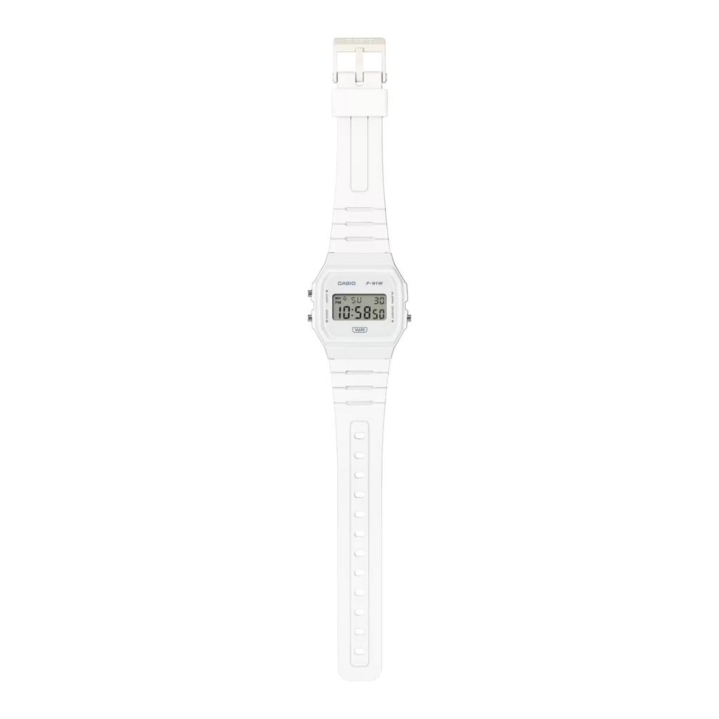 Casio F-91WB-7A (White / “Pop” Minimalist)