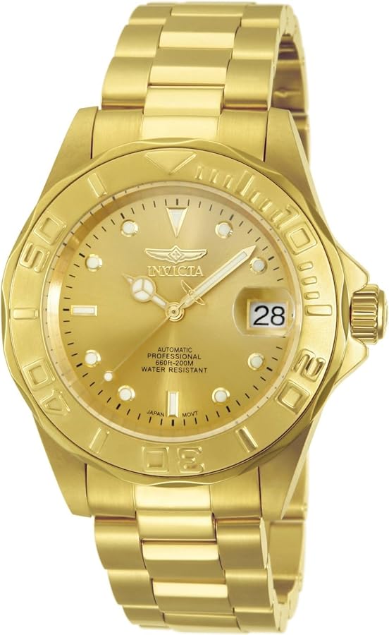 Invicta Pro Diver Automatic Men's Watch - 40mm, Gold