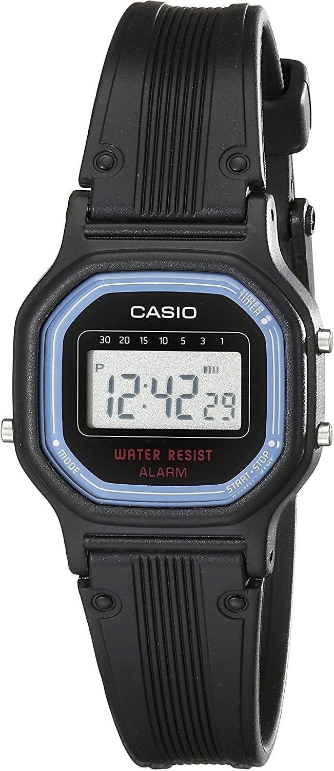 LA-11WB-1WCB Vintage Black Digital Watch