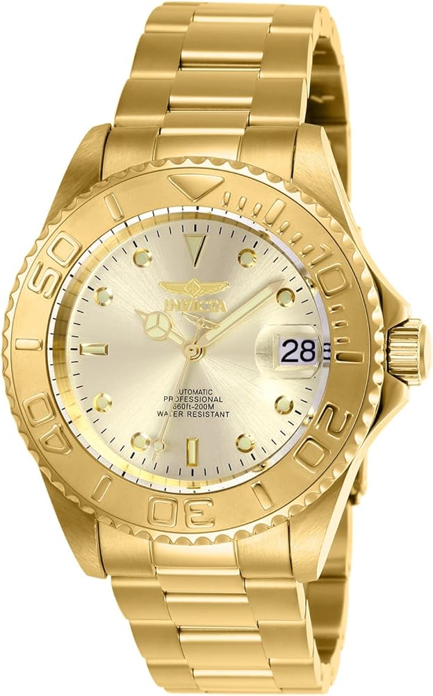 Invicta Pro Diver Automatic Men's Watch - 40mm, Gold