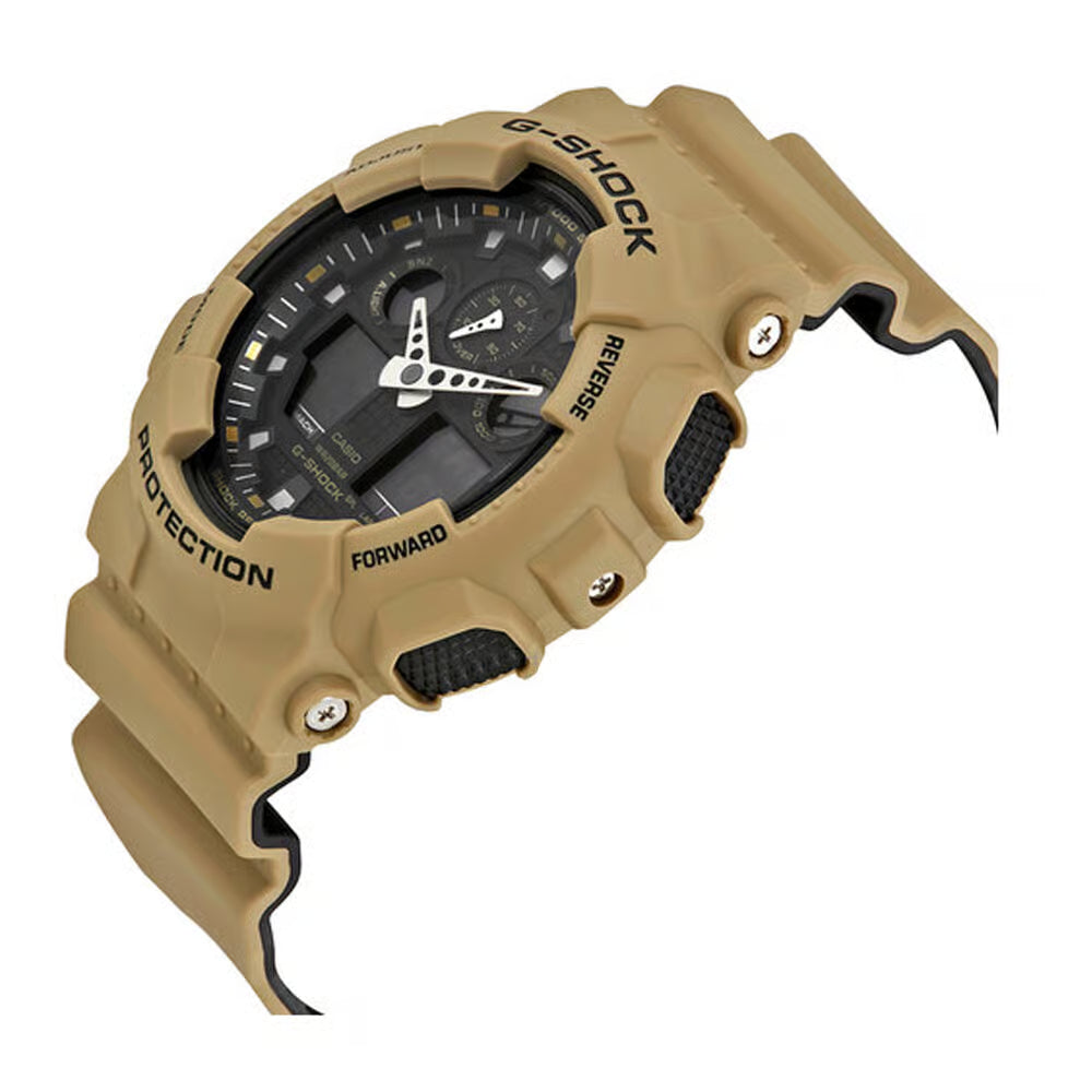 GA-100L-8ACR G-SHOCK Analog Digital Bi-Color Molding