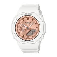 Casio G-SHOCK 46mm White Resin Case and Band Unisex Wristwatch (GMAS2100-7A)
