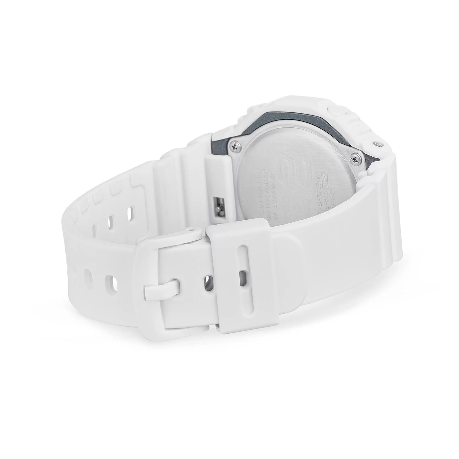 Casio G-SHOCK 46mm White Resin Case and Band Unisex Wristwatch (GMAS2100-7A)