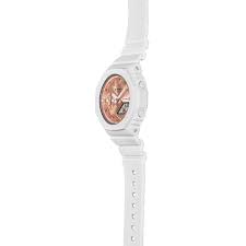 Casio G-SHOCK 46mm White Resin Case and Band Unisex Wristwatch (GMAS2100-7A)
