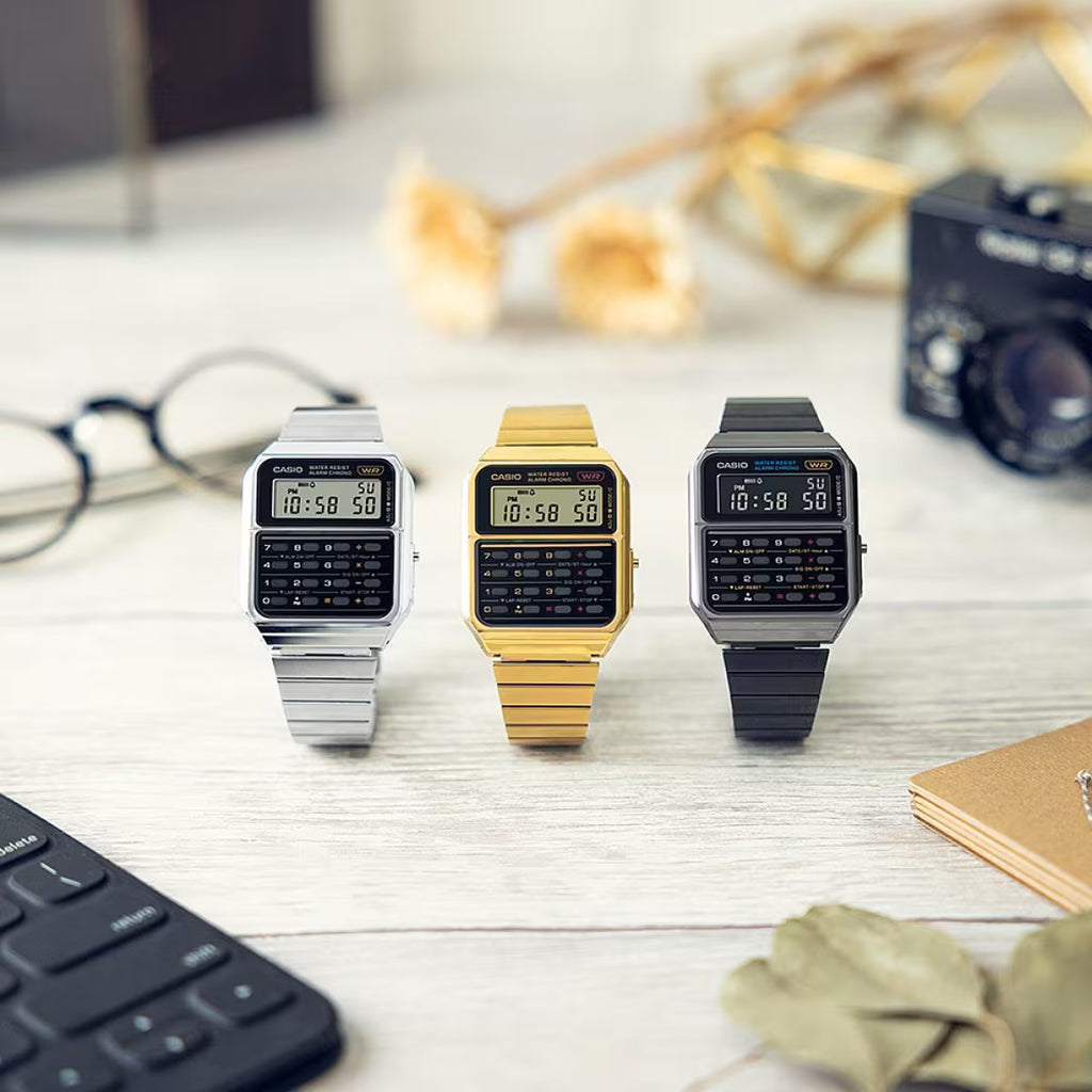 Casio Core Men CA-500WE-1A (Calculator Watch – Metal)